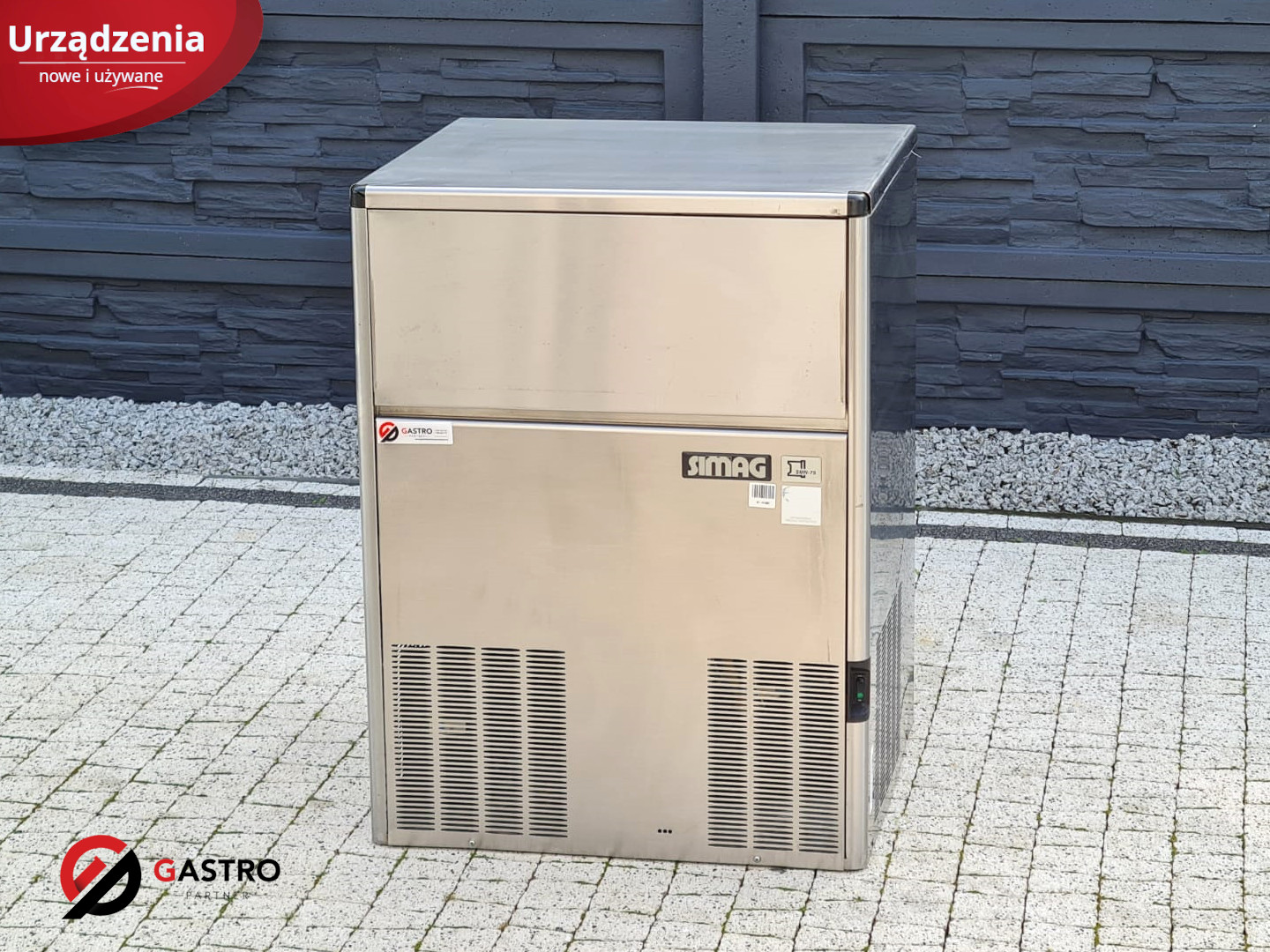 Kostkarka do lodu Simag SMN 75 WS - 65 kg