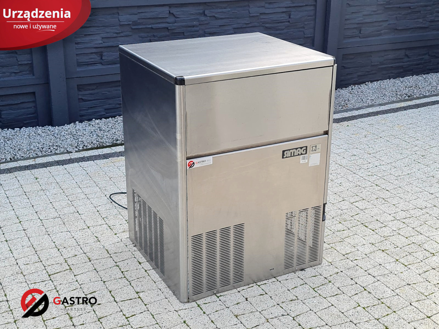 Kostkarka do lodu Simag SMN 75 WS - 65 kg - obrazek 2