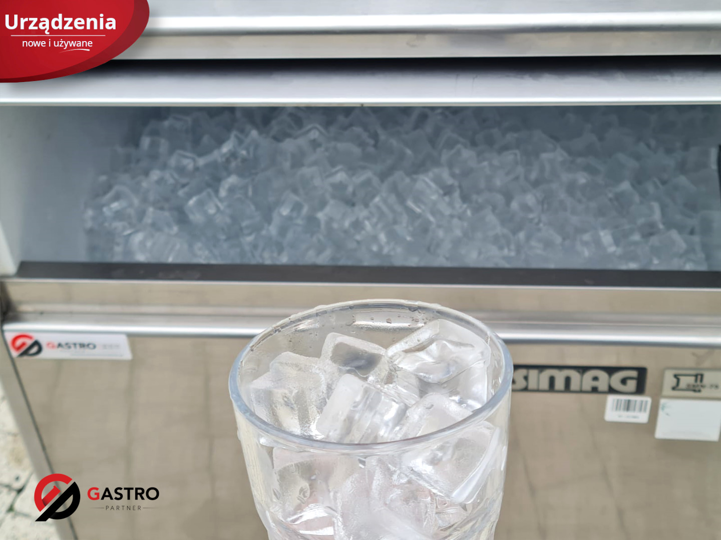 Kostkarka do lodu Simag SMN 75 WS - 65 kg - obrazek 5
