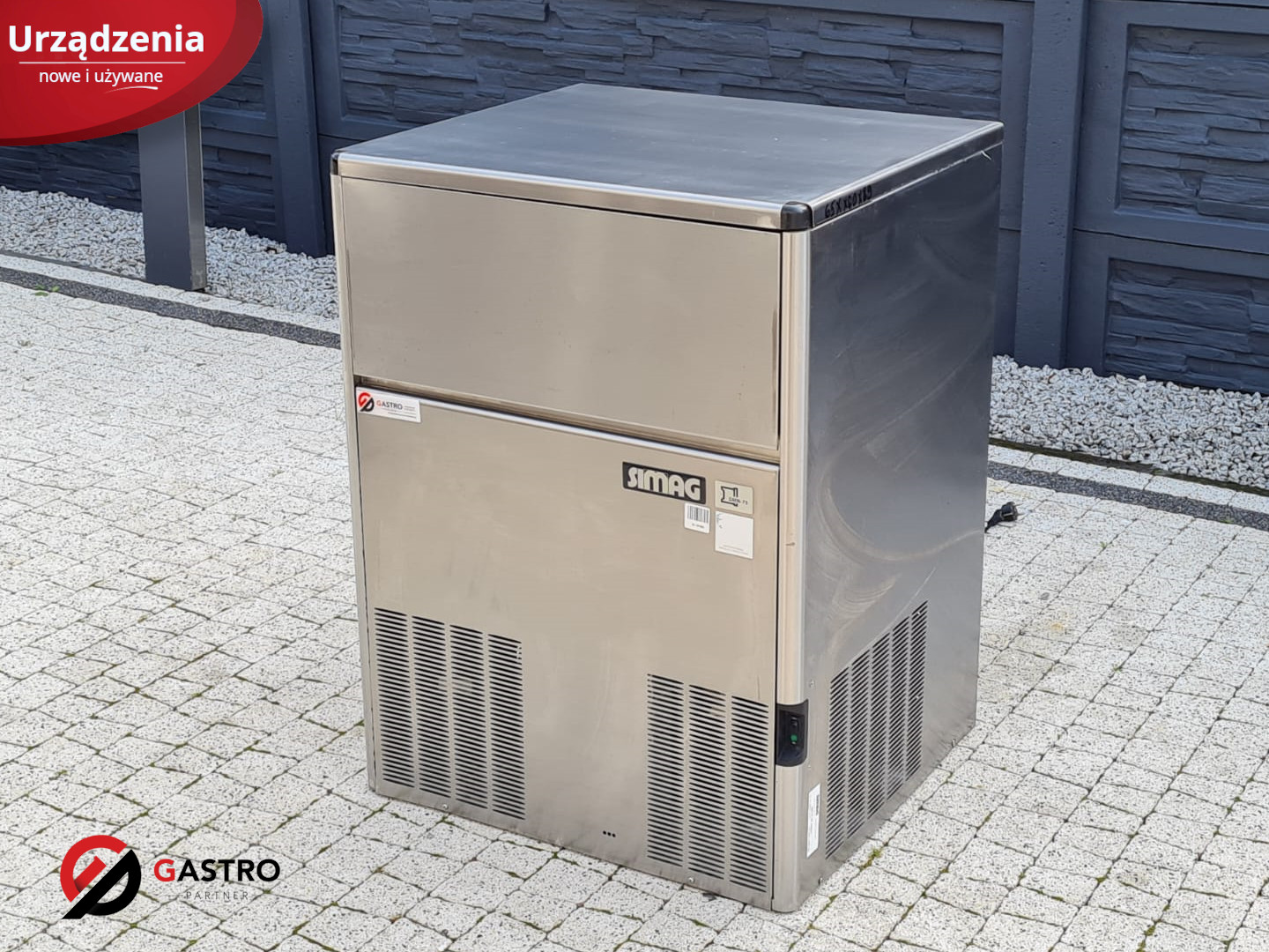 Kostkarka do lodu Simag SMN 75 WS - 65 kg - obrazek 4
