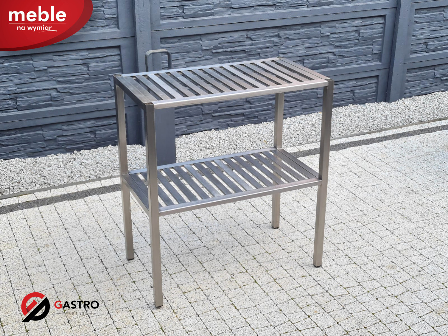 Regał gastronomiczny perforowany 900x500x1000