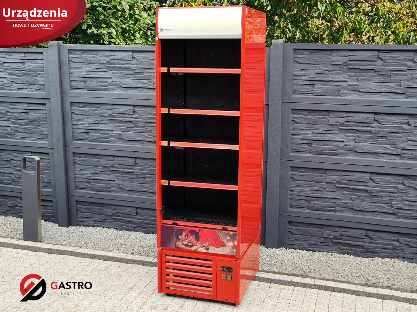 Regał chłodniczy na napoje - Szafa chłodnicza sklepowa 620x650x2070 - obrazek 2