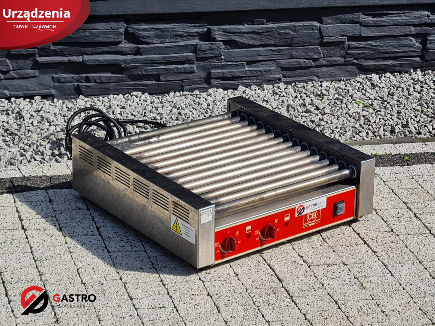 Grill rolkowy do hot dogów z 14 rolkami CB - W52/14T