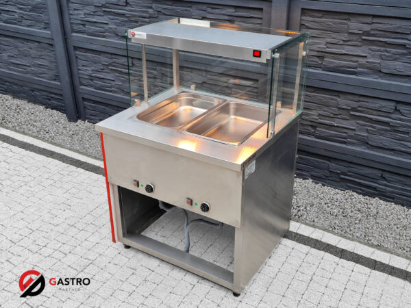 Bemar grzewczy 2- komorowy z oświetleniem wolnostojący