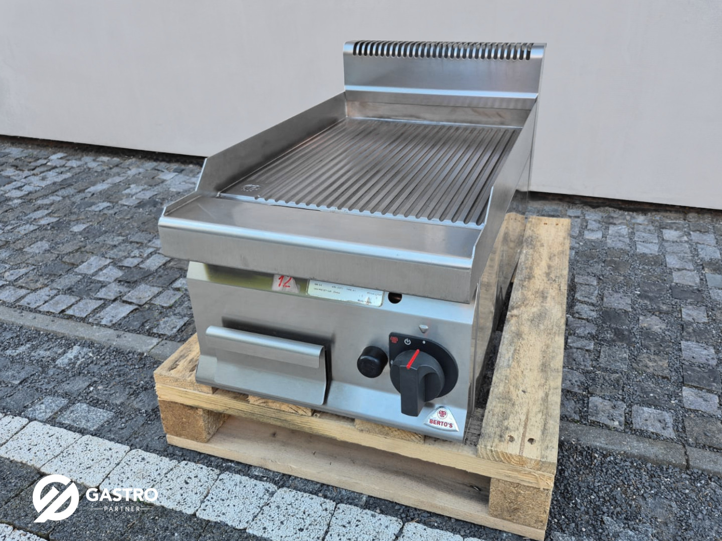 Płyta grillowa gazowa, nastawna Bertos G7FR4B