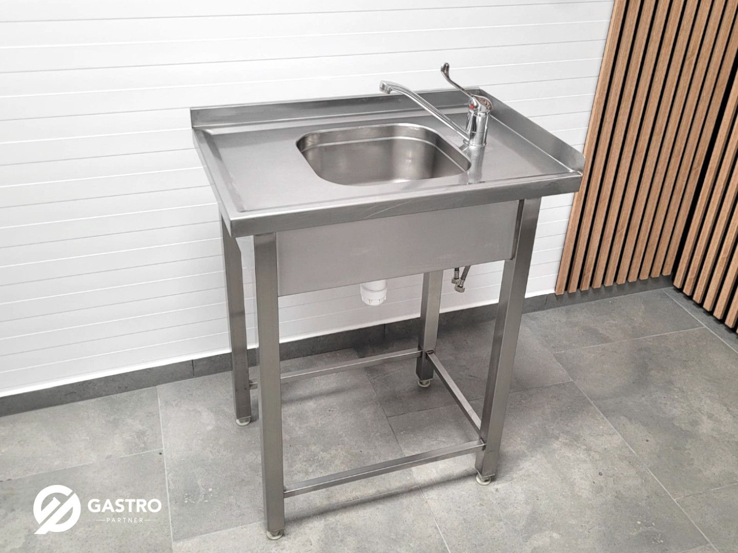 Zlew gastronomiczny 70x46x85 cm