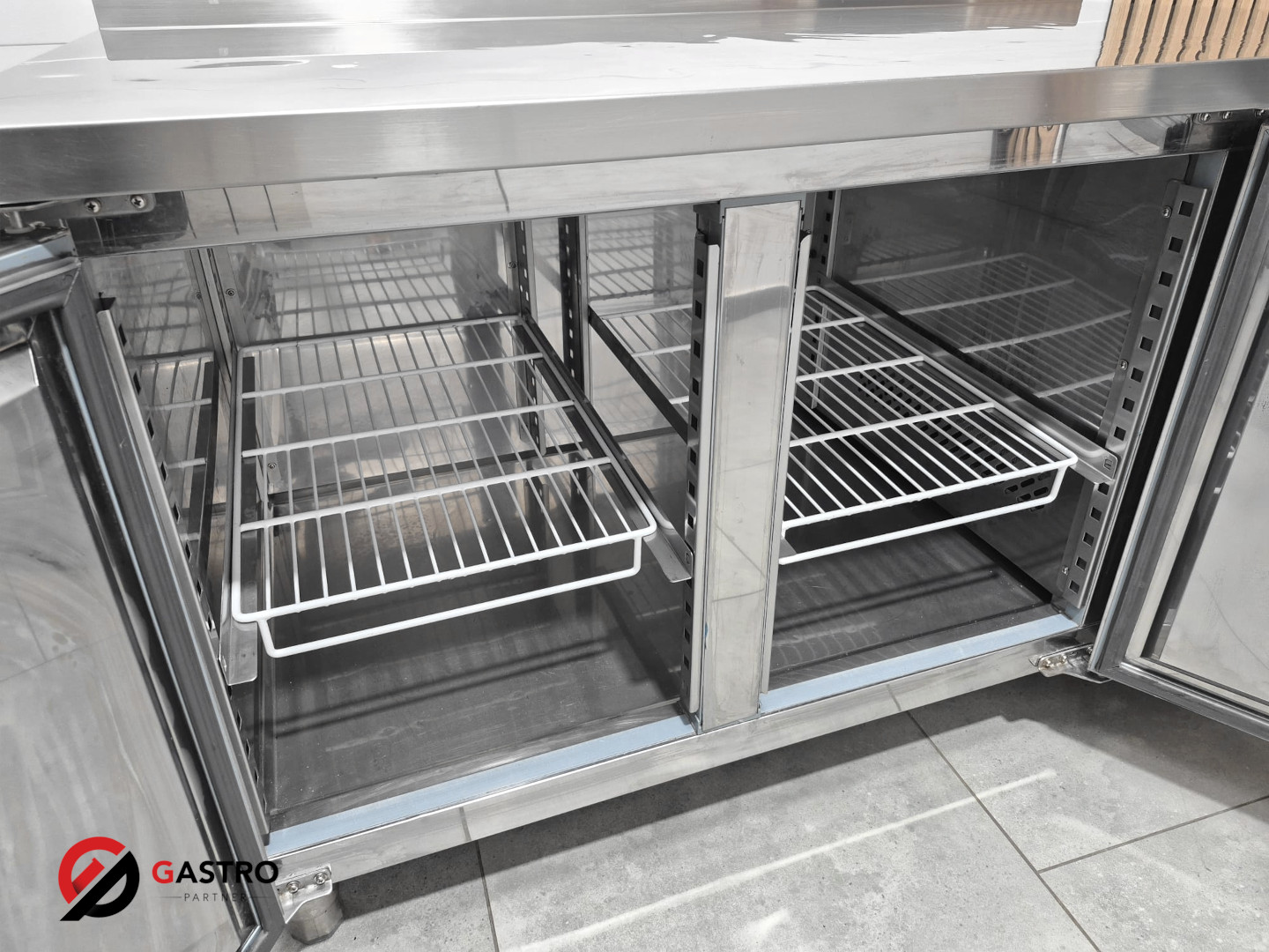 Stół podstawa mroźnicza ze stali nierdzewnej Stalgast 1500x800x850 mm - obrazek 2