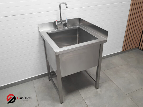 Basen 650x700x850 używany ze stali nierdzewnej