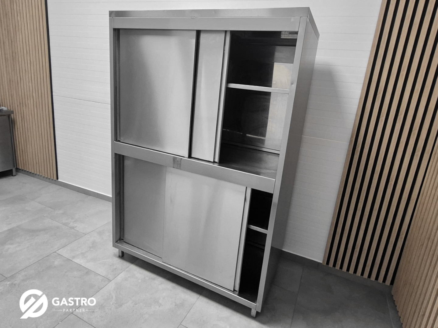 Szafa magazynowa przelotowa ze stali nierdzewnej 120x50x177