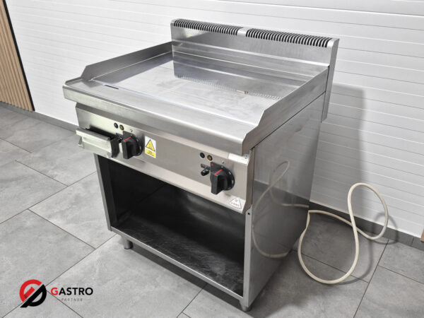 Płyta grillowa elektryczna gładka chromowana 800x730x850 Bertos